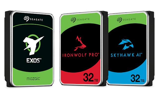 希捷推三款32TB CMR硬盘，HAMR技术全面落地消费与企业市场