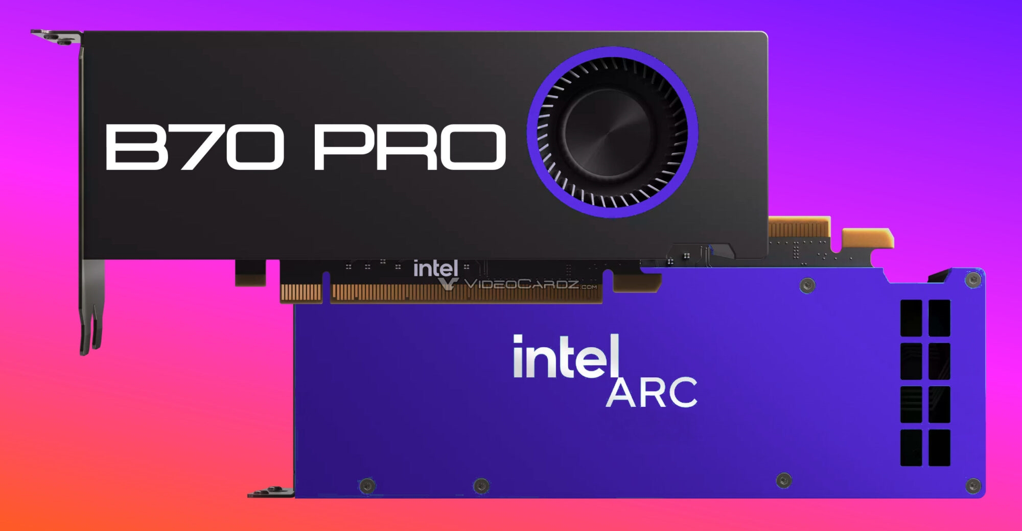 英特尔转向专业市场，锐炫Pro B70取代游戏卡B770首发