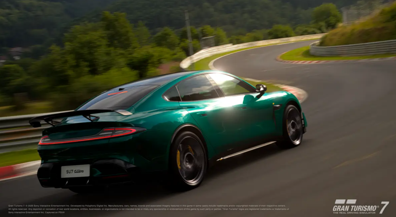 小米SU7 Ultra登陆《GT7》，成系列首款中国量产车型