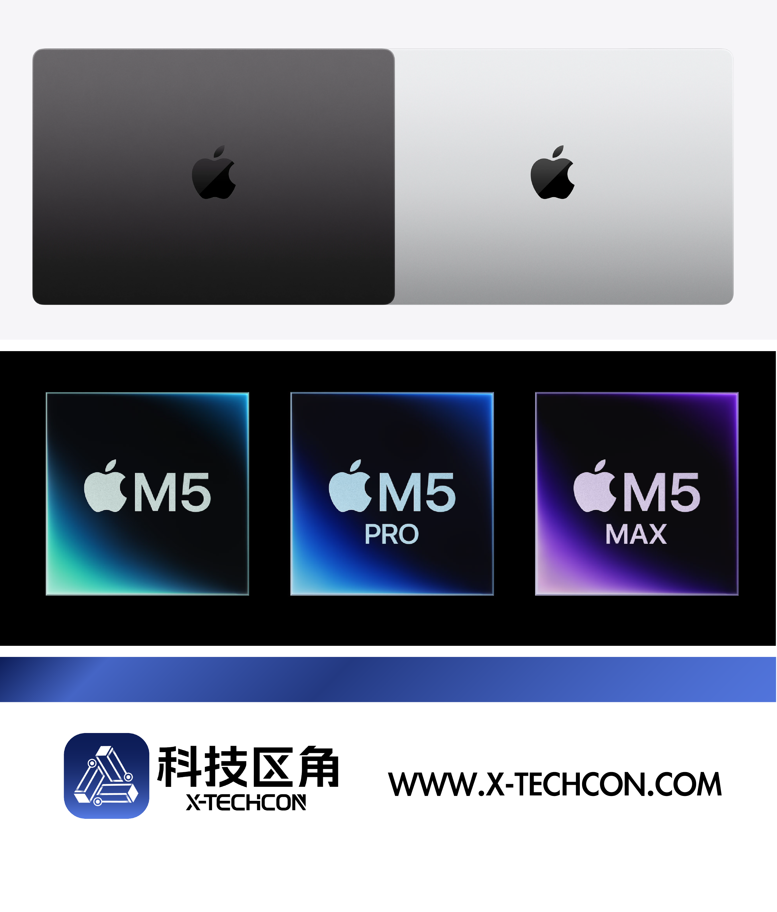 苹果发布搭载M5芯片的新款MacBook Air与MacBook Pro，AI性能显著提升