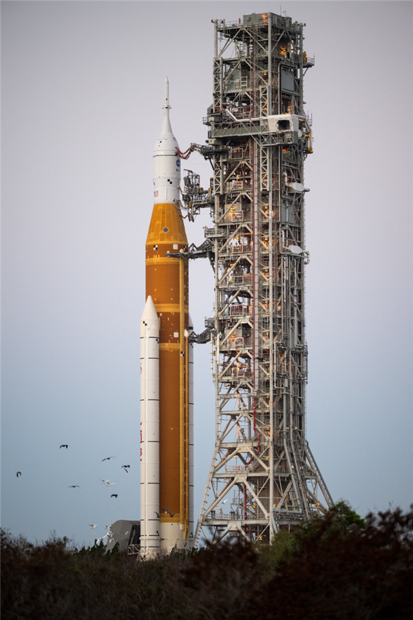 阿耳忒弥斯2号就位发射台，美国载人绕月任务锁定4月1日窗口