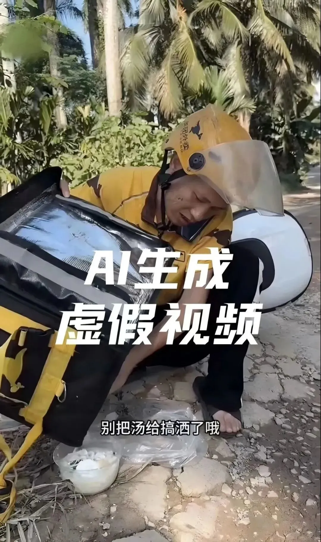 AI伪造外卖乱象视频被查，造谣者及跟评网民均被依法惩处