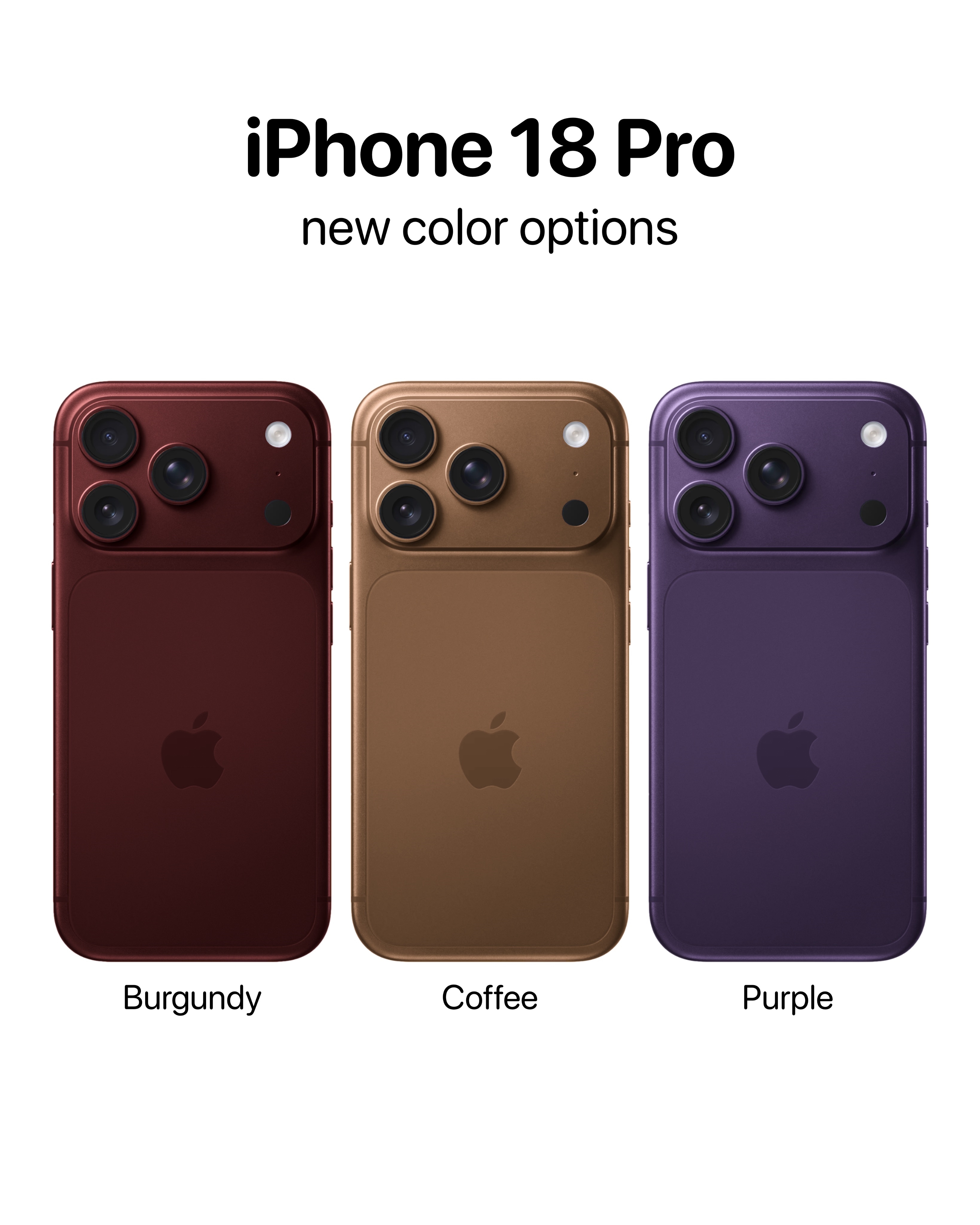 iPhone 18 Pro配色与设计革新：深红接棒星宇橙，灵动岛缩窄35%