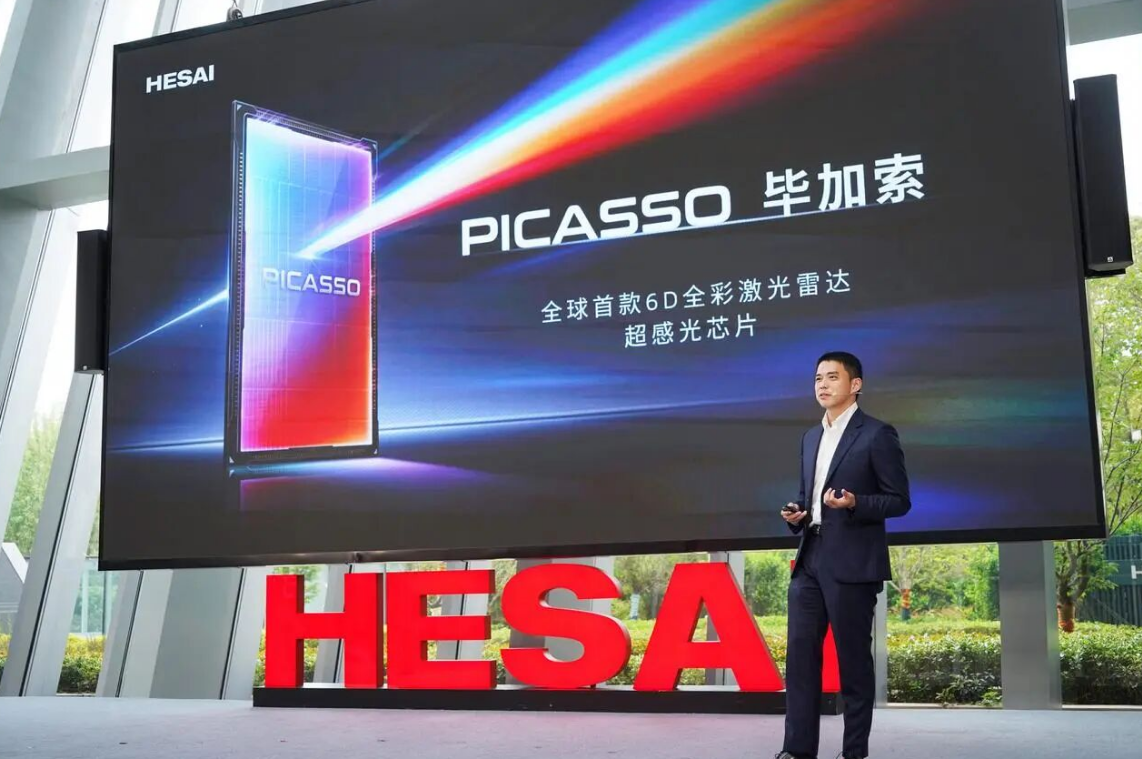 禾赛发布全球首款6D全彩激光雷达芯片，开启车载感知新纪元