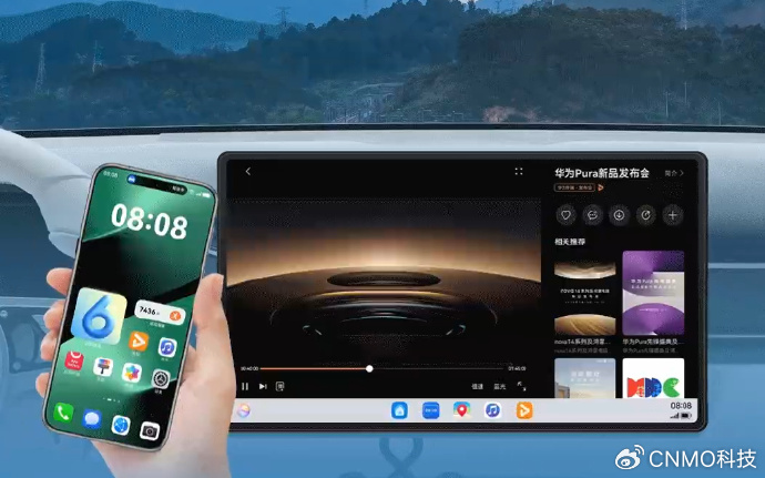 华为HiCar登顶国内车机互联榜首，市占率超苹果CarPlay