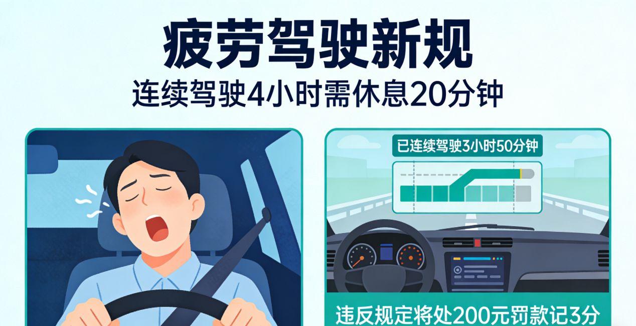 疲劳驾驶认定迎来“三维”重构，6月1日起新规正式落地