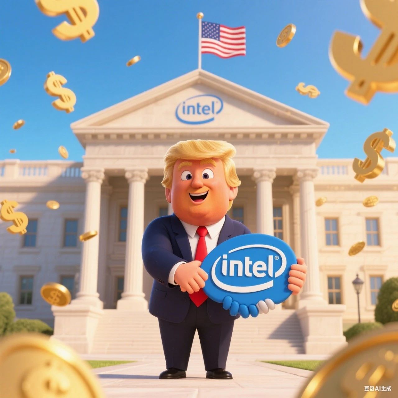 投资100亿美元！特朗普政府将成为英特尔第一大股东！