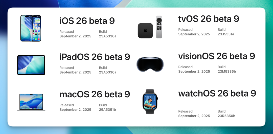 iOS 26 Beta 9 资讯配图