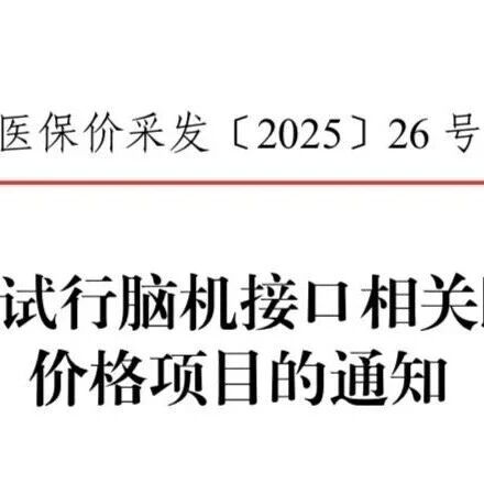 上海试行脑机接口医疗服务价格项目，并推动脑机接口行业标准建设