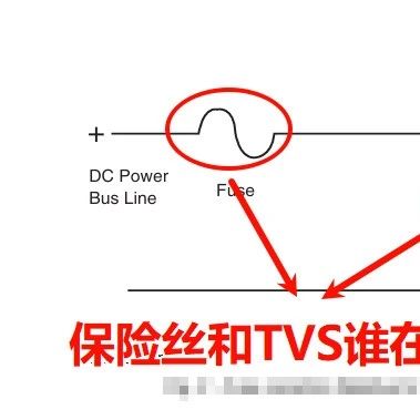 电路中电源端的TVS二极管在前？还是保险丝在前？