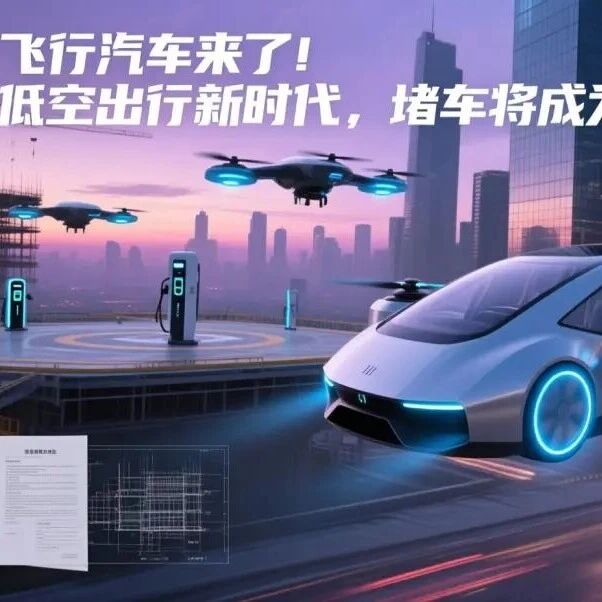 飞行汽车来了！低空出行新时代，堵车将成为历史