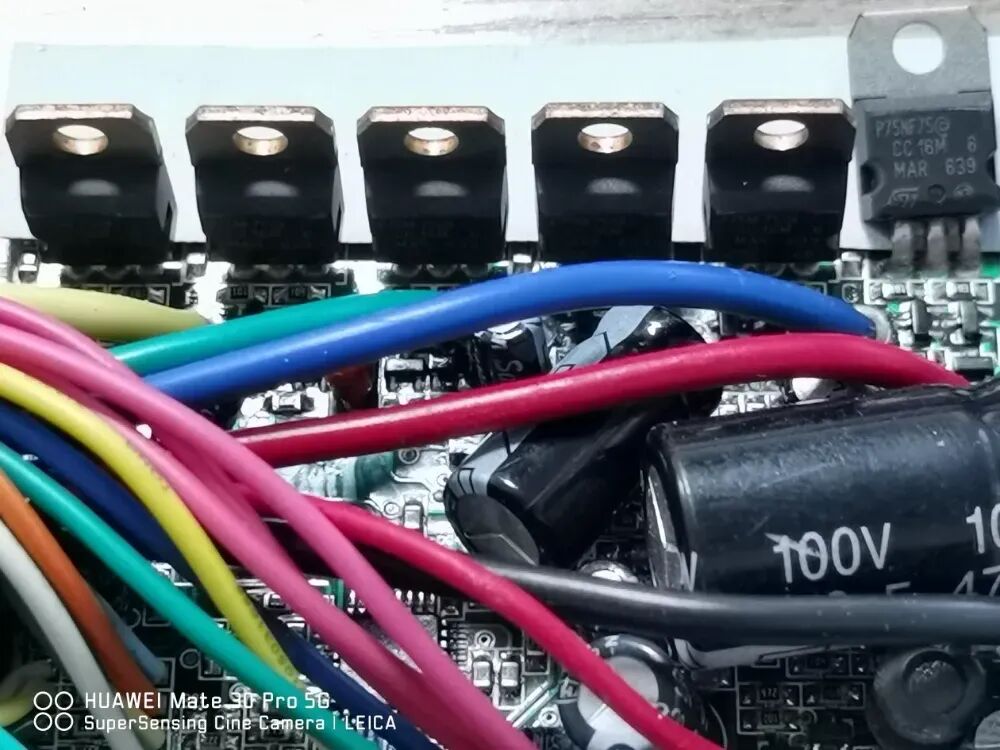 拆个“无牌”电动车控制器：为什么用了6个MOS管？大电流路径为何要开窗镀锡？图40