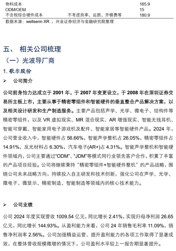 AR眼镜行业深度报告:光波导与镜片材料的显示革新(附下载)图21