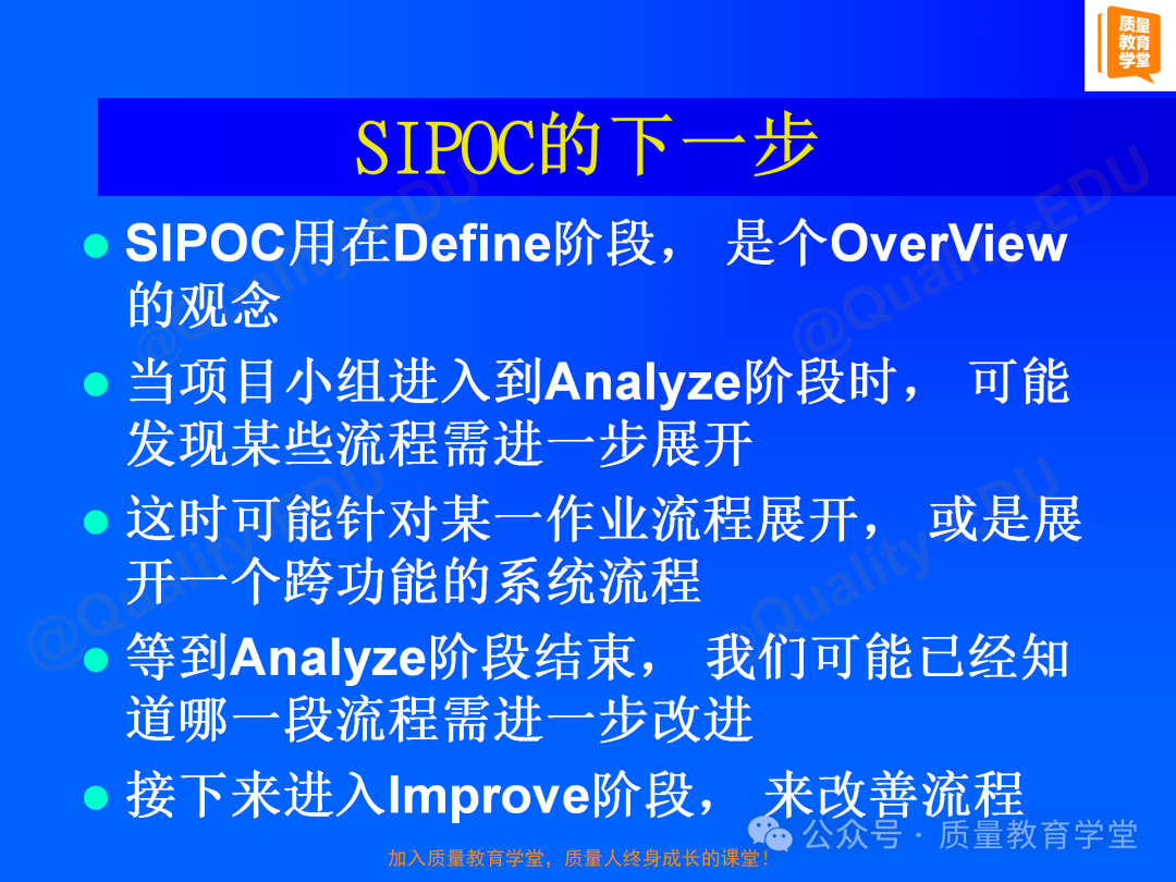 工作中一定要掌握的六西格玛高级流程图SIPOC图29