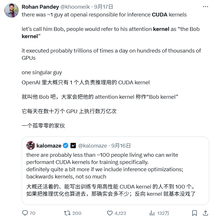 CUDA内核之神、全球最强GPU程序员？OpenAI的这位幕后大神是谁图1