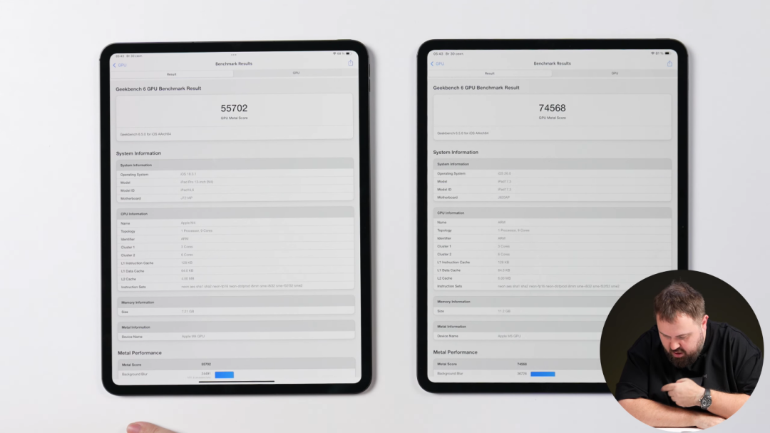 苹果新款 iPad Pro 遭提前开箱，M5 芯片性能曝光！图6