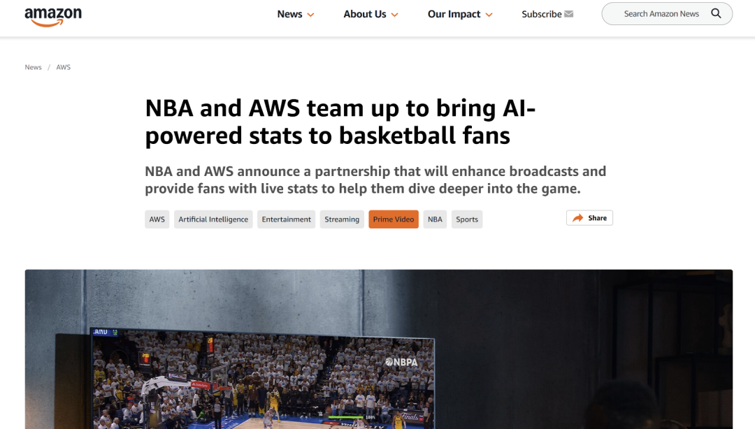 NBA直播大变天！AI要给球迷开天眼图1