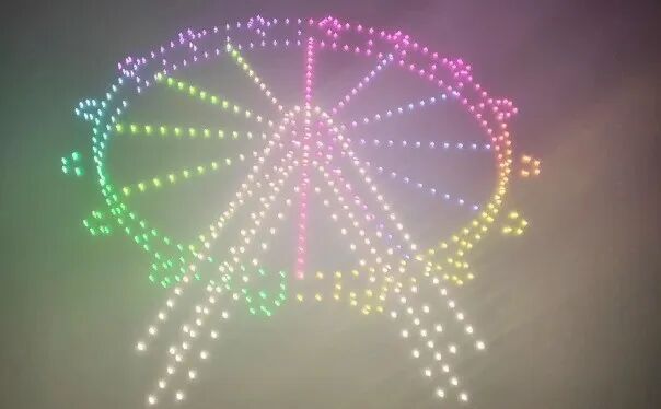 无人机编队飞行表演的艺术：技术深度与实践广度的双重考验图1