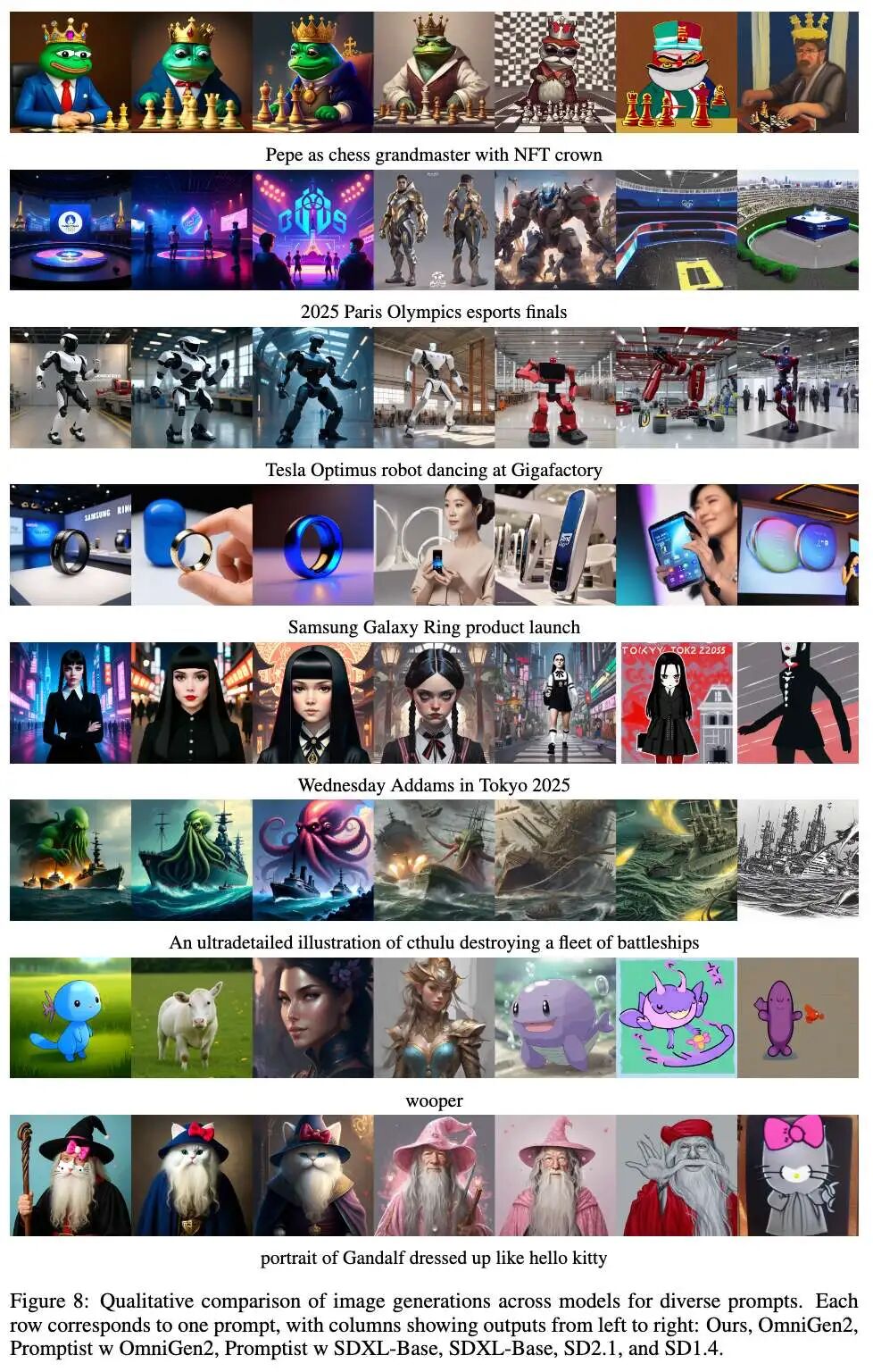 世界知识赋能文生图模型!港科大开源World-To-Image:自己上网搜图学习,准确率飙升8%!图6