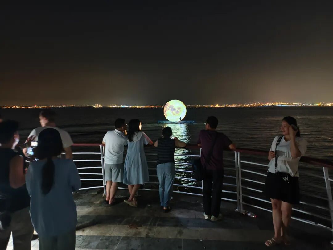 嗨爆!千架无人机滨海浪漫线演绎“海上生明月”!图16