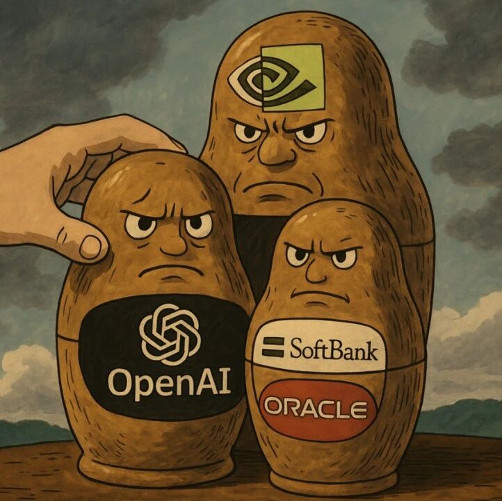OpenAI、甲骨文、英伟达、软银，在玩“俄罗斯套娃”？