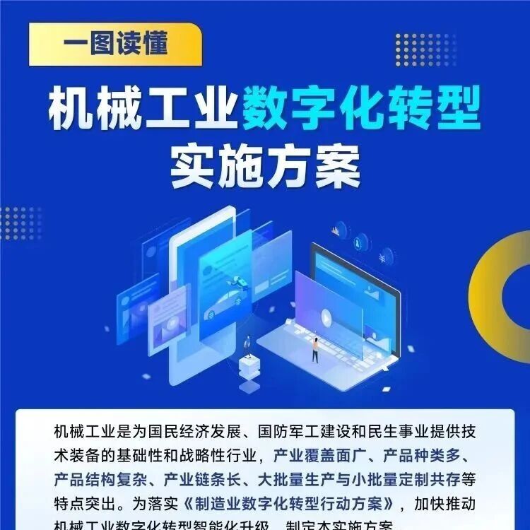 【精选报告】工业专题一：工信部等八部门印发《机械工业数字化转型实施方案》（附PDF下载）