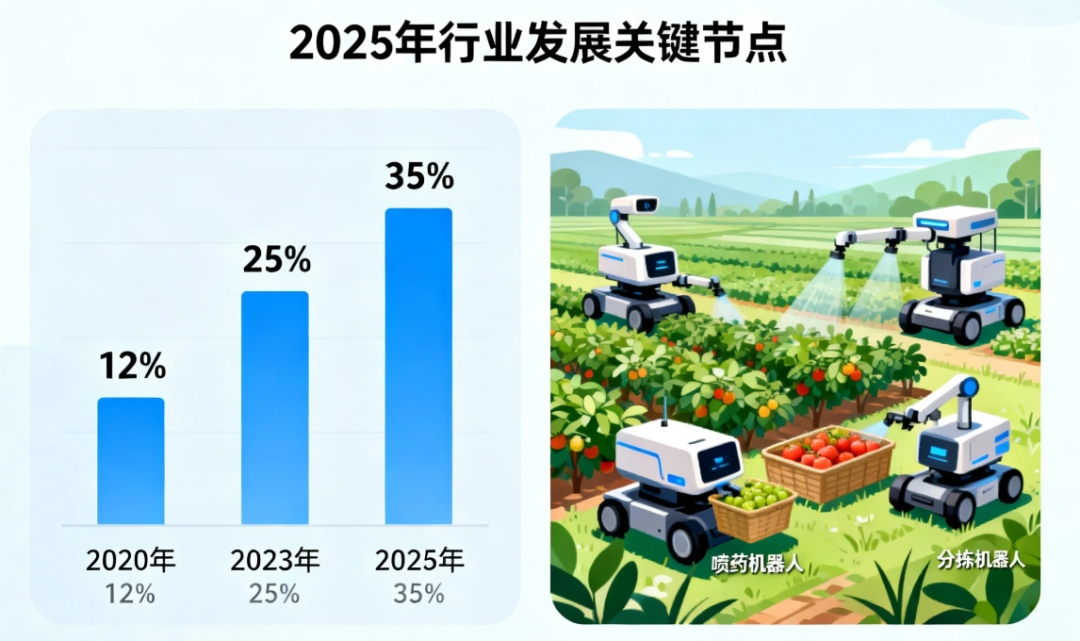 一天吃透智慧农业产业链:农业机器人渗透率突破35%,这些环节即将爆发图2