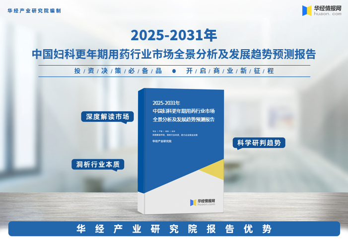 2025年中国妇科更年期用药行业市场规模、进入壁垒及投资战略研究图1