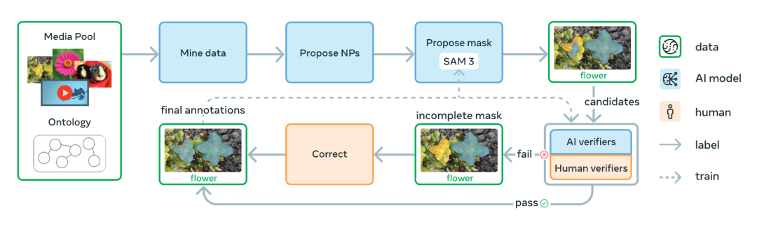 ICLR 26 惊现 SAM 3,从“分割一切”到让模型理解概念!一文解读架构与数据引擎创新图7