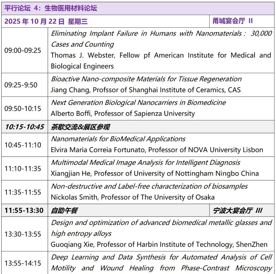 最新议程发布!2025一带一路国际先进材料大会,10月20-22日,15+院士,400+国际大咖,宁波见图29