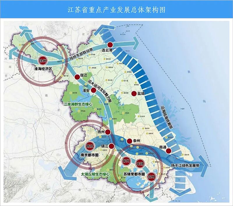 【投资江苏】2025年江苏省重点产业投资全景分析(附重点产业布局、园区分布、投资保障等)图7