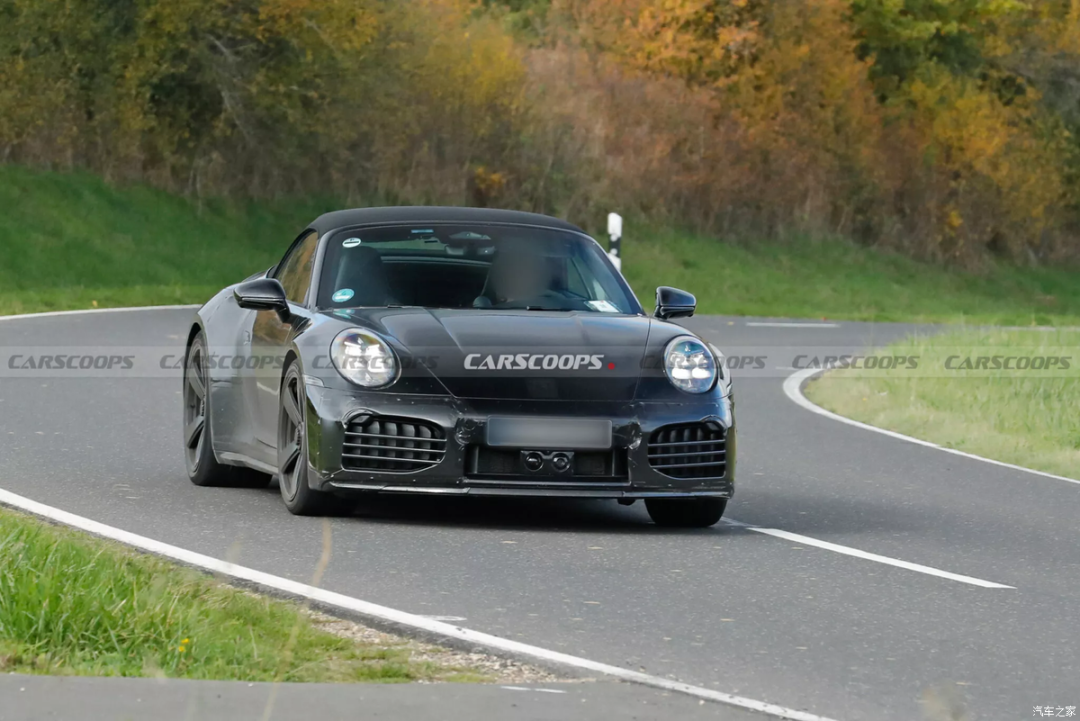 这个Turbo好低调!保时捷911 Turbo Touring Cabriolet谍照曝光图2