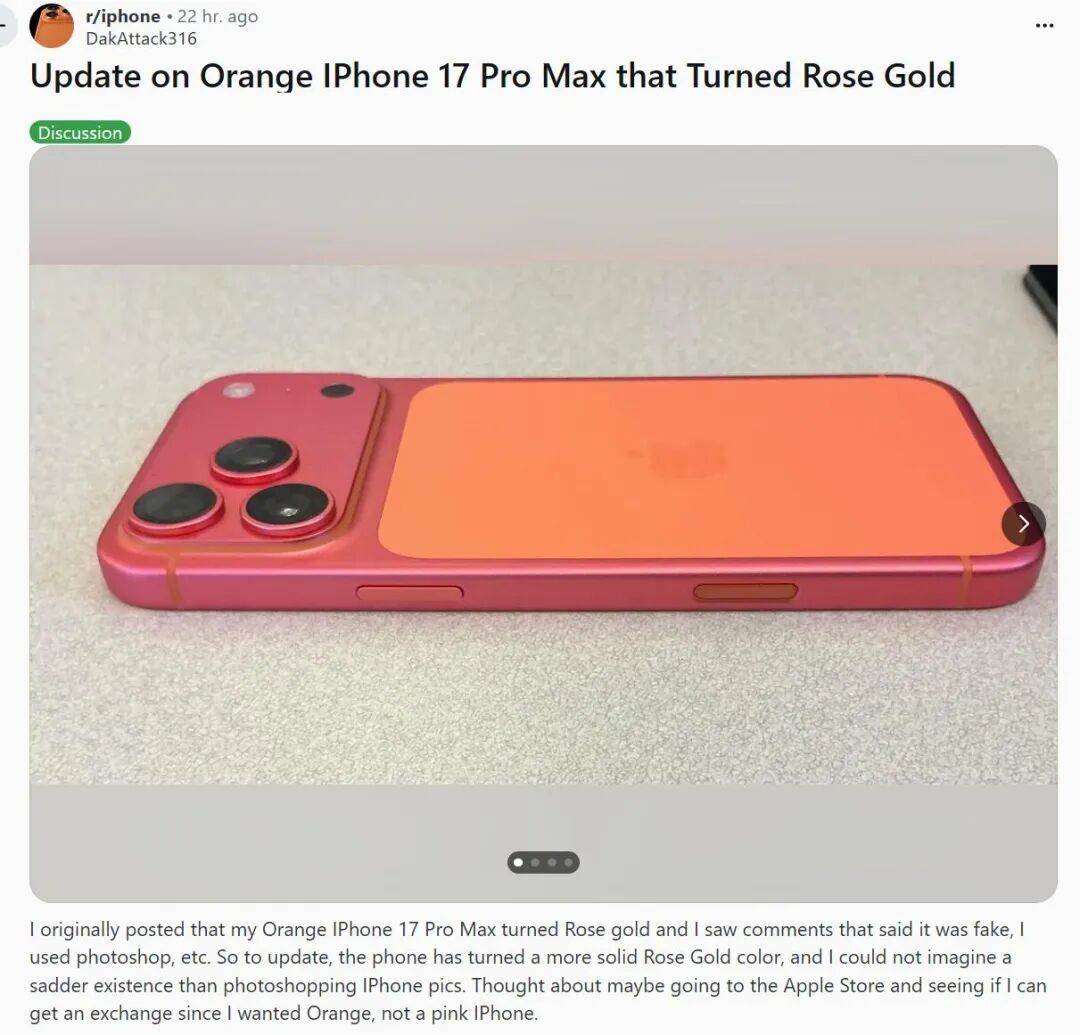 iPhone17ProMax翻车太狠,把果粉气到退货!图3