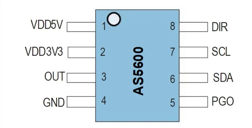 AS5600:12位可编程的磁式转动位置传感器,可用在无人机云台上图6