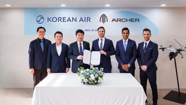 韩亚航空与Archer Aviation携手推广Midnight eVTOL图1