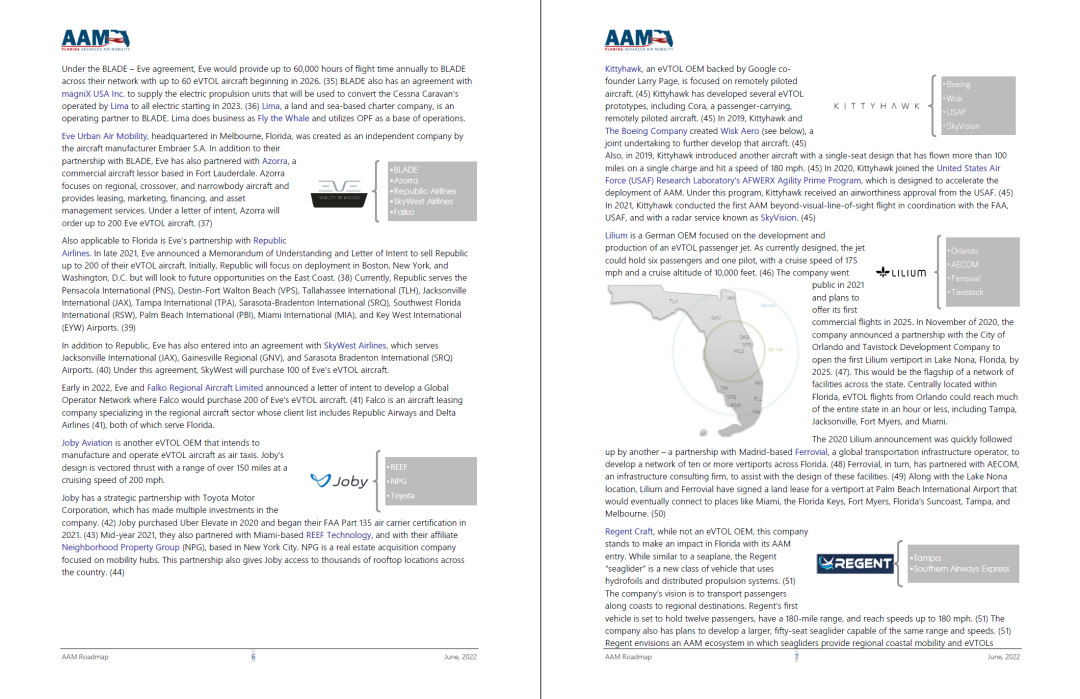 低空案例分析丨美国佛罗里达州AAM网络发展计划中,“空中高速”正在悄悄建设图7