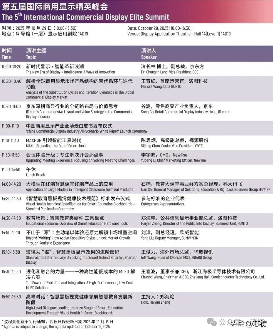 明天召开！深圳商用显示技术展！科大讯飞、长城汽车、京东方、欣奕华、大陆集团等参加图6