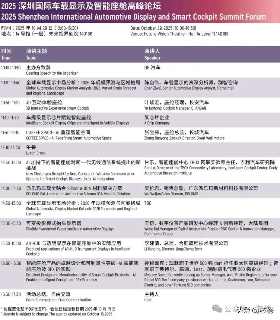 明天召开！深圳商用显示技术展！科大讯飞、长城汽车、京东方、欣奕华、大陆集团等参加图8