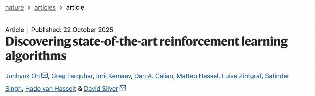 DeepMind再登Nature:AI Agent造出了最强RL算法!图2