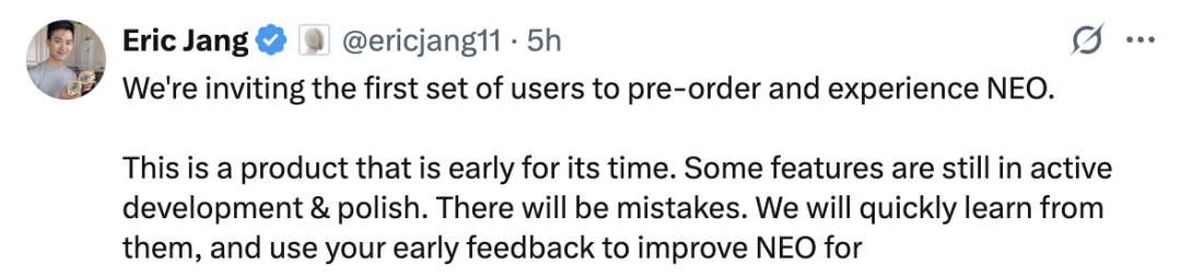 14万!全球首款家务机器人开卖,OpenAI投资,萌脸翘臀会自己充电图6