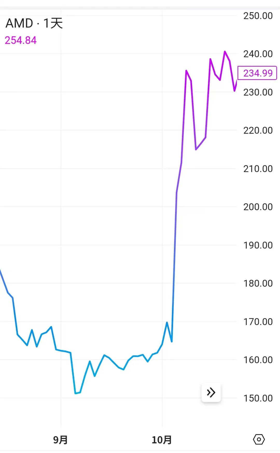硅谷“芯片四杰”，一个月涨了5.5个拼多多图3