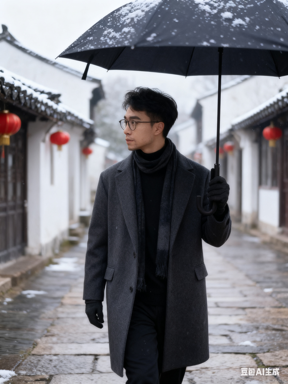 AI 零成本预制雪景氛围大片!不去东北也能刷爆朋友圈 | 附保姆级教程图25