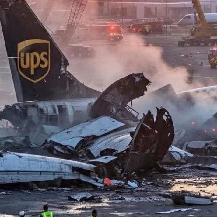 UPS证实机组罹难，地面死亡上升至9人