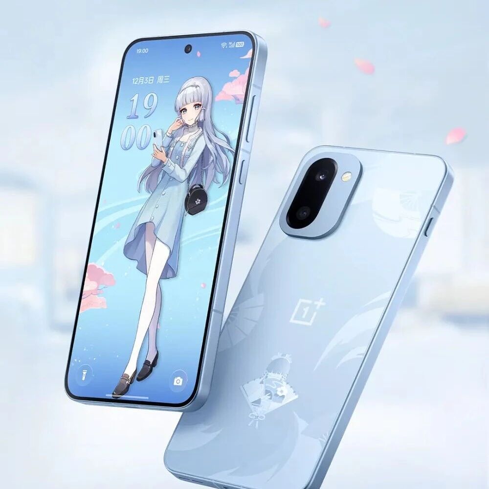 一加Ace 6T原神神里绫华定制机公布，新机明天发