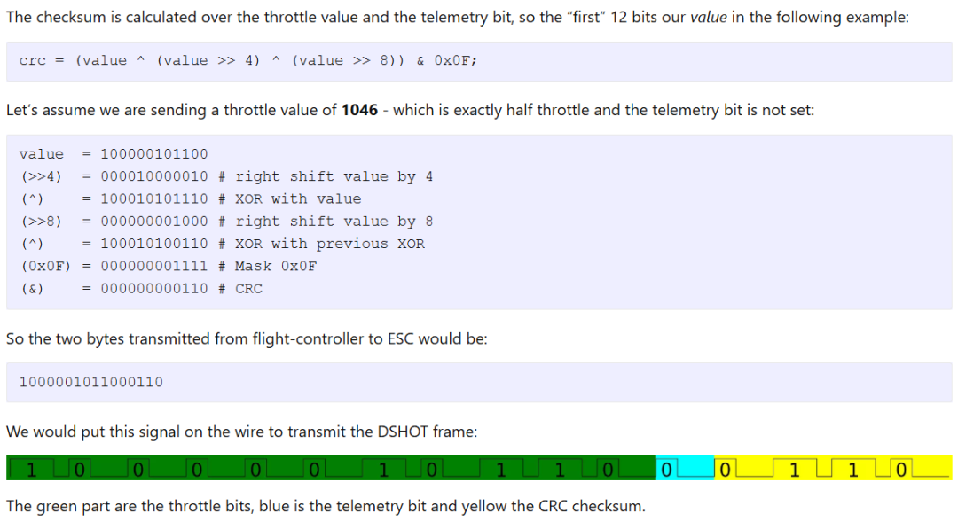 从PWM到DShot，解读无人机上电调与飞控间的通信协议图4