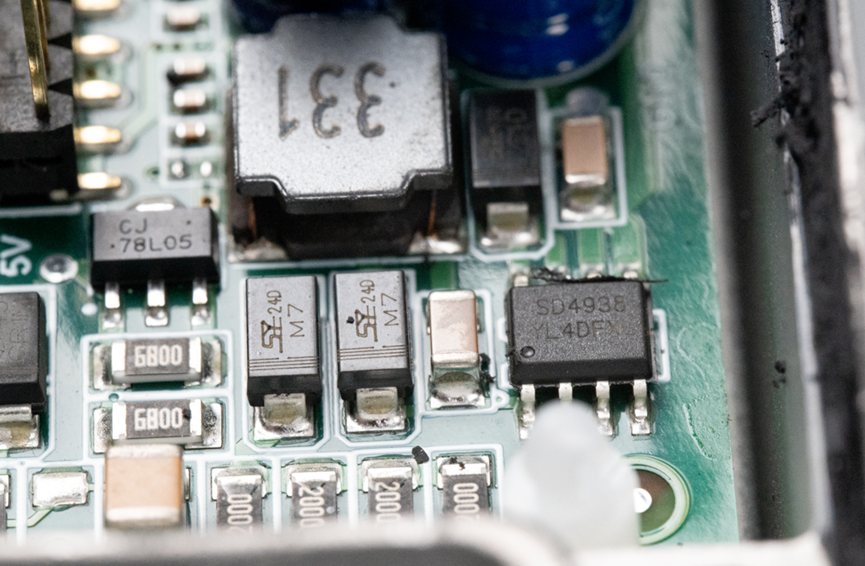 拆解一款电瓶车控制器：相电流采样居然用了这种办法？设计有点意思！图13