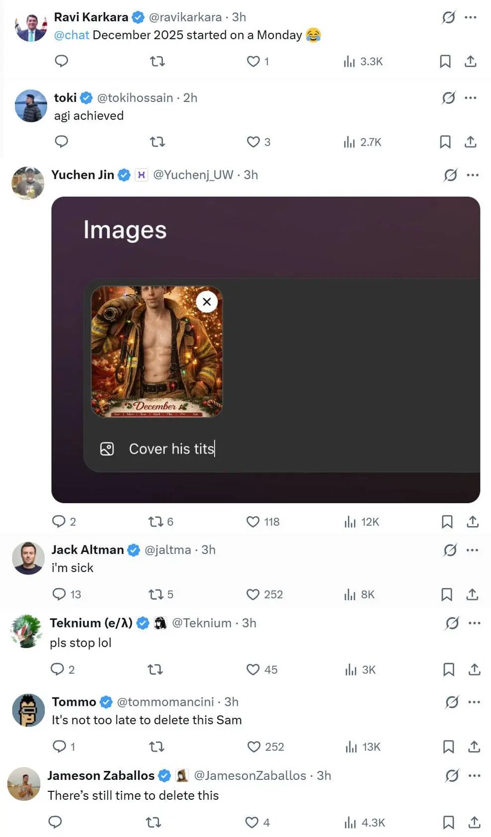 刚刚，OpenAI推出全新ChatGPT Images，奥特曼亮出腹肌搞宣传图4