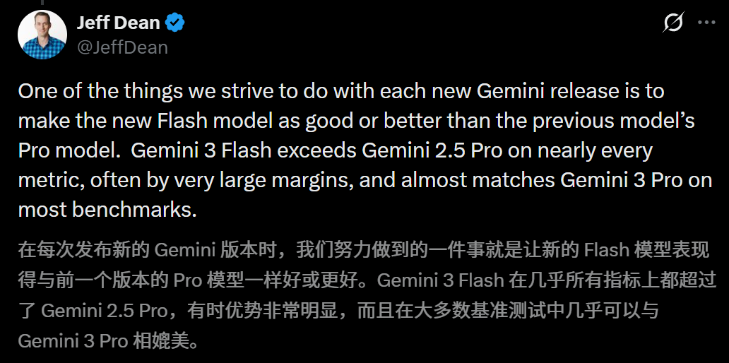 Gemini 3 Flash闪电来袭：智力竟反超Pro！速度快3倍，全球免费图6