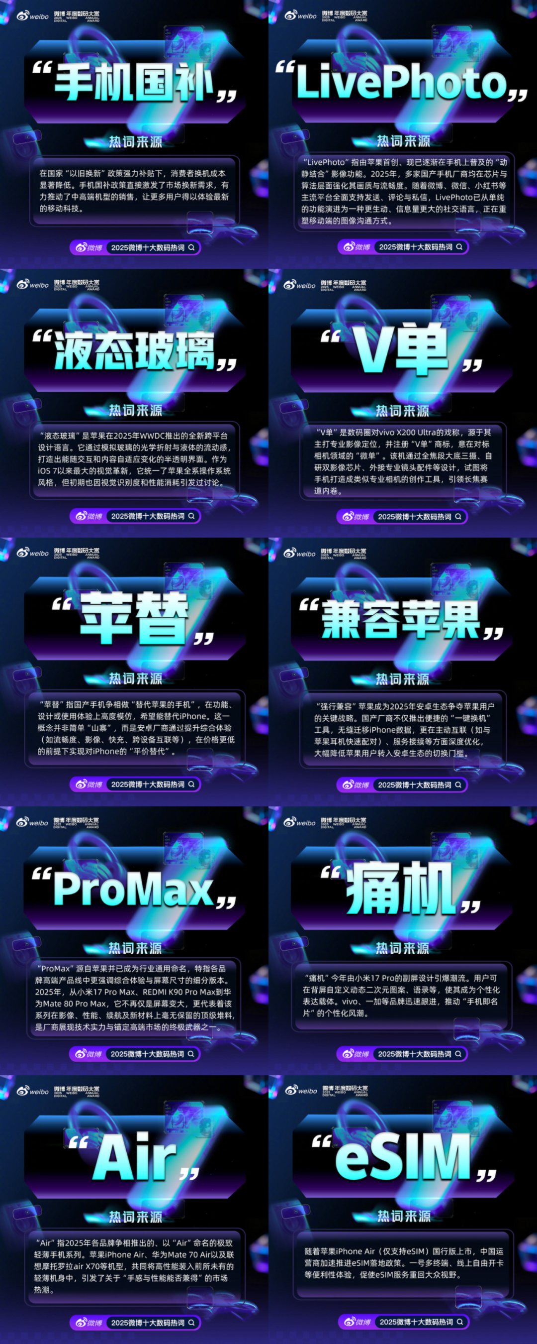 【榜单】2025微博十大数码热词出炉 你对哪个印象最深？图1