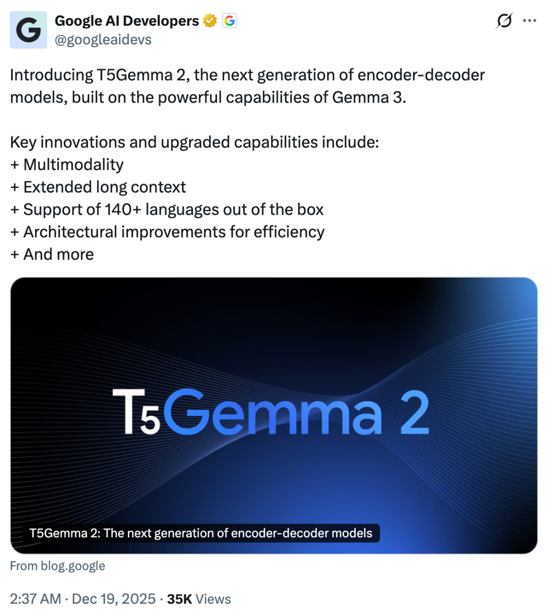 T5Gemma模型再更新,谷歌还在坚持编码器-解码器架构图3